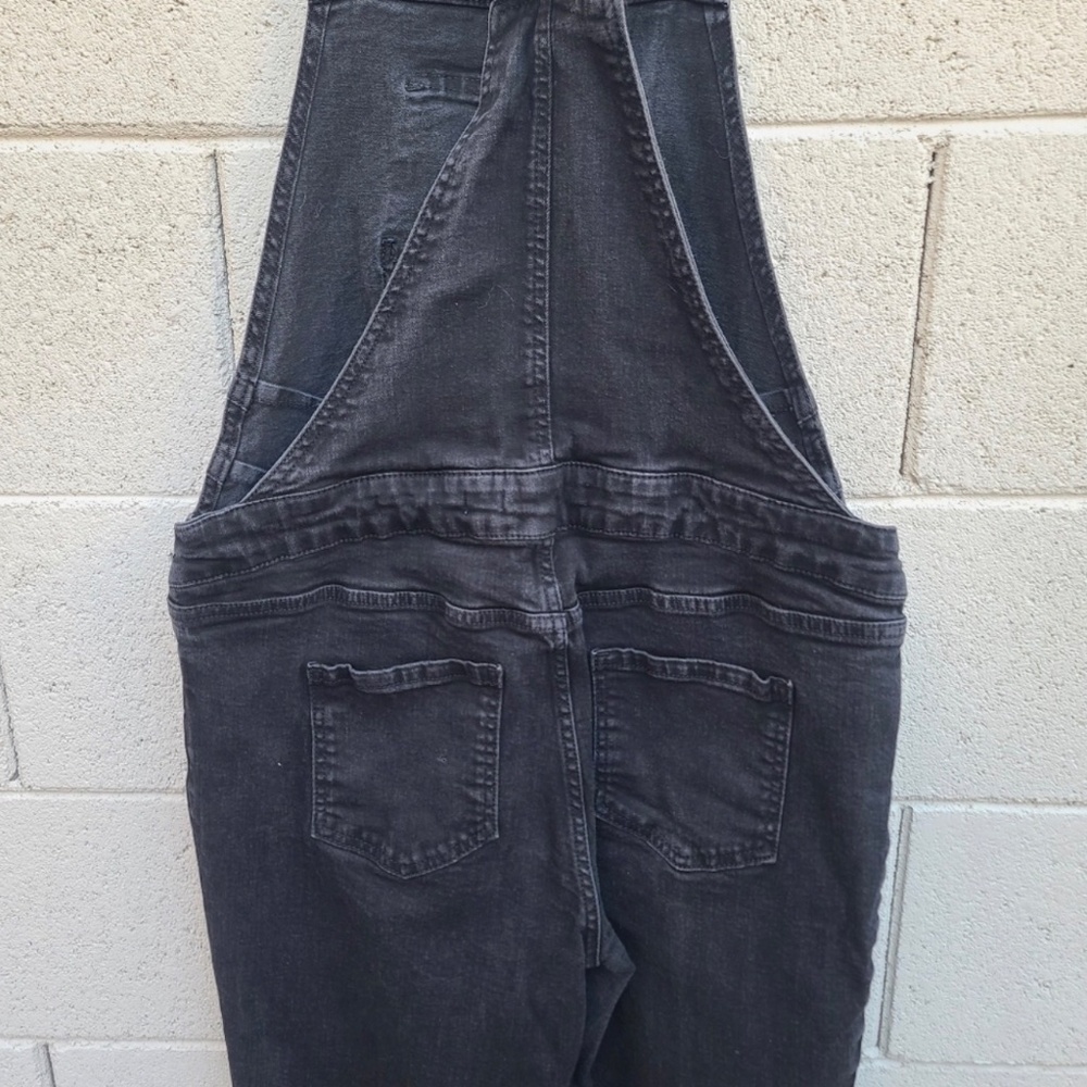 Seraphine Maternity Overalls Black Denim size 10 - Picture 9 of 10